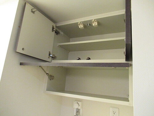 グローベル　ザ・スイート横浜プレミア 洗濯機置き場上部収納