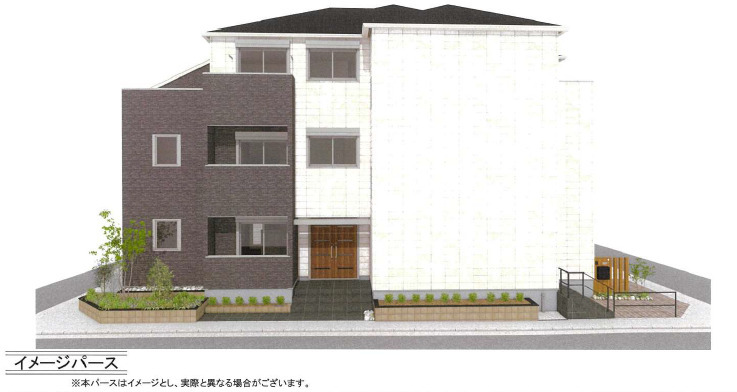仮)足立区千住旭町 新築工事の外観画像