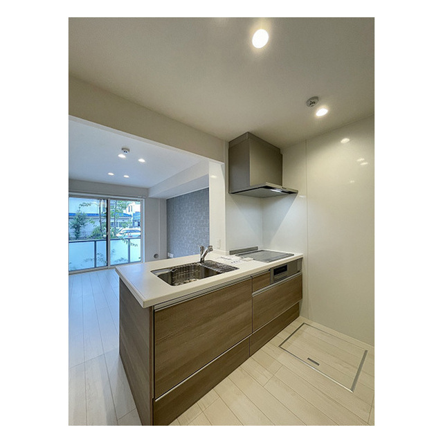 シャーメゾン国立ウエスト103号室 ３口IHグリル付システムキッチン