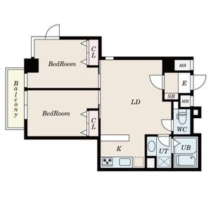 エスパシオ内藤町101号室 間取