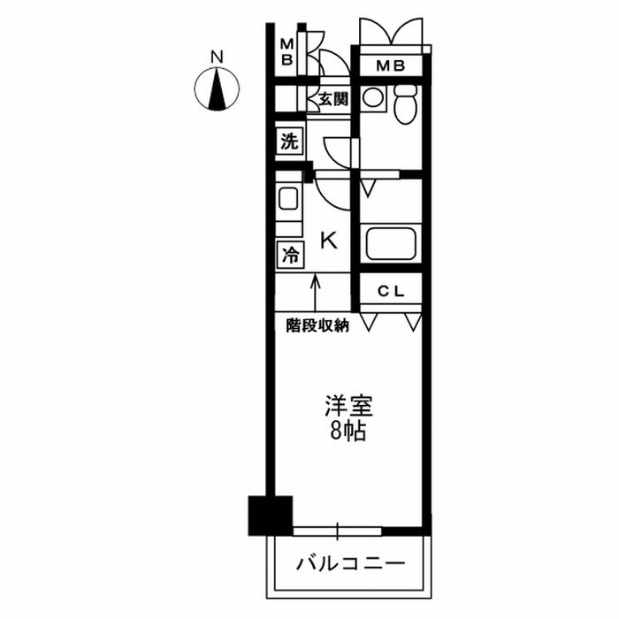 レジディア上野御徒町9階 間取り
