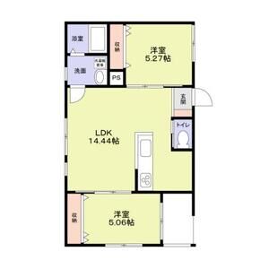 グレイスコート茅ヶ崎303号室 間取