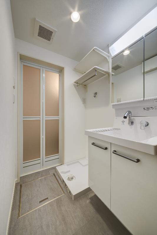 ｌｅ　ｄｅ　ｌａ　Ｍａｉｎ　ｌｅｖｅ　ｈａｎａｚｏｎｏ1階 洗面