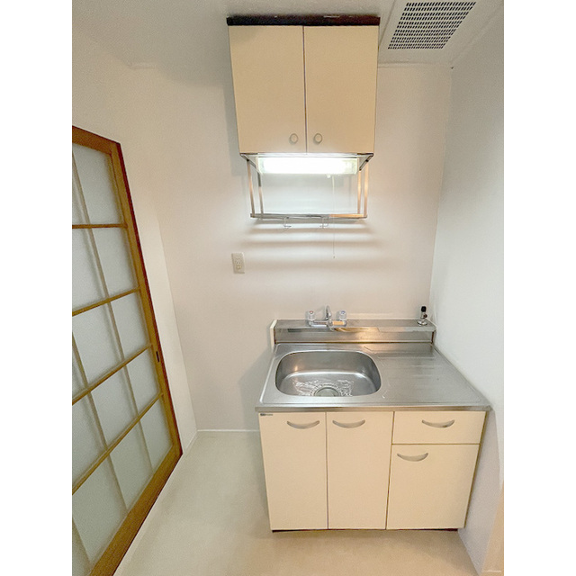 千歳ハイム203号室 ガスコンロ設置可