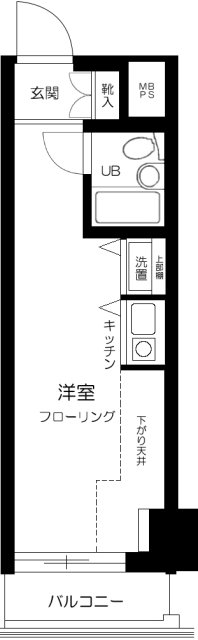 スカイノブレ御徒町4階 間取