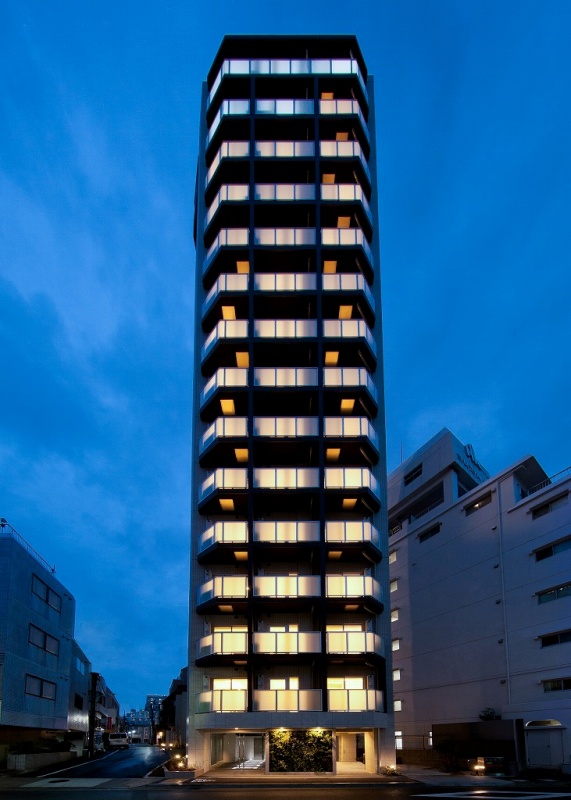 ジェノヴィア麻布十番グリーンヴェール5階 外観