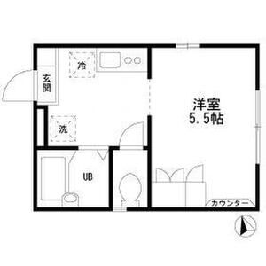 アーク・K202号室 間取