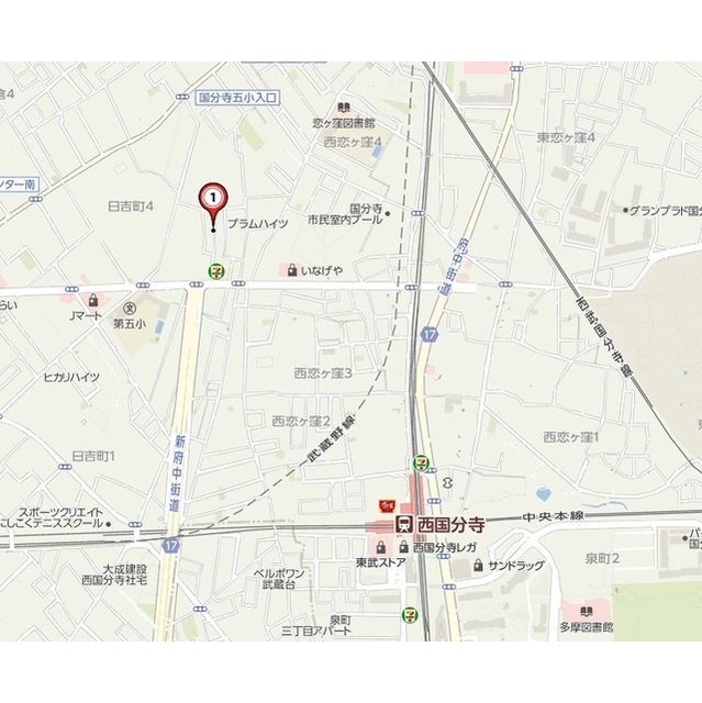 ラヴェニール国分寺106号室 外観