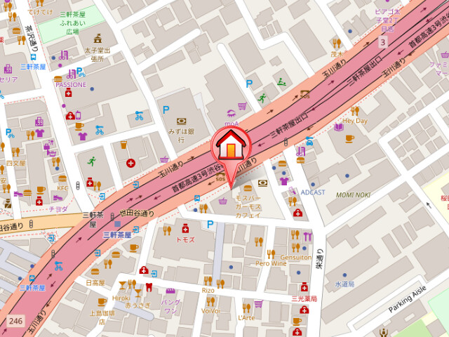 レジディア三軒茶屋4階 null