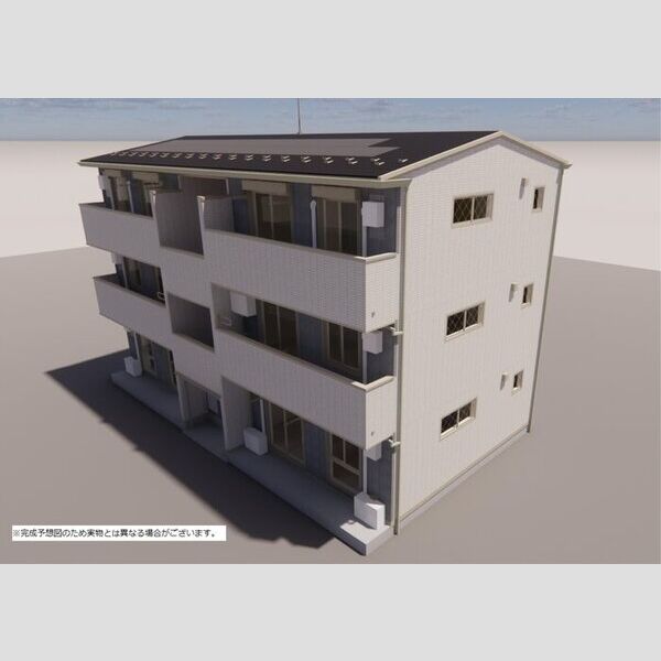 サーフサイド201号室 ※完成予想図につき、実物とは多少異なる場合があります。