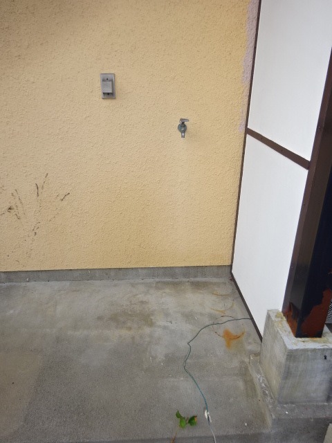ハウスかごや1階 室外洗濯機置き場