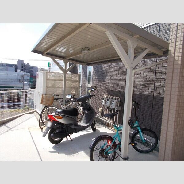 エスポアⅡ102号室 駐輪場