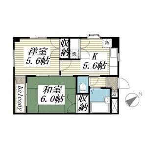 小川マンション0106号室 間取