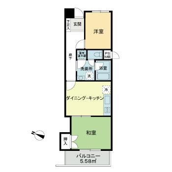 グリーンハイツ金町6階 間取