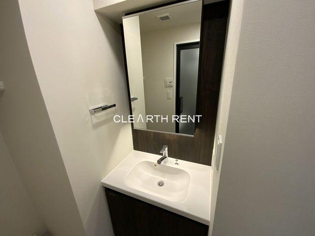 コンシェリア田町9階 オシャレな独立洗面台付き