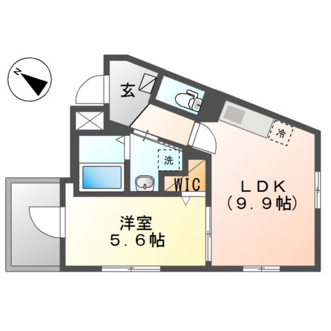 ＤＩＭＯＲＡ北千住　-ディモーラ北千住-401号室 間取