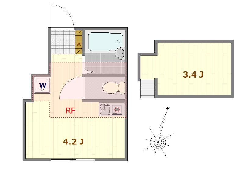 コンフォールＳ1階 間取