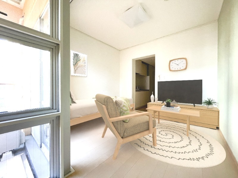 町田リバーサイドハウス4階 家具レイアウトイメージ