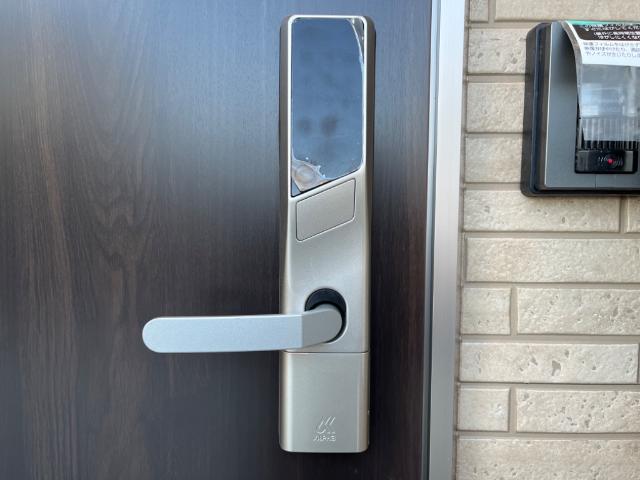 川口市大字道合字久保前　アパート新築工事202号室 電子キー（イメージ）