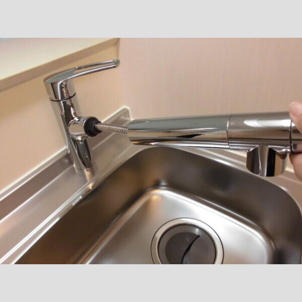 グランデA301号室 浄水機能付き蛇口