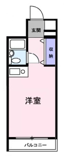 ジョイフル目黒洗足508号室 間取