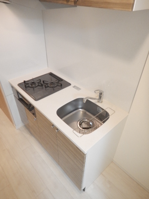 グランド・ガーラ大島 コンパクトなキッチンで掃除もラクラク