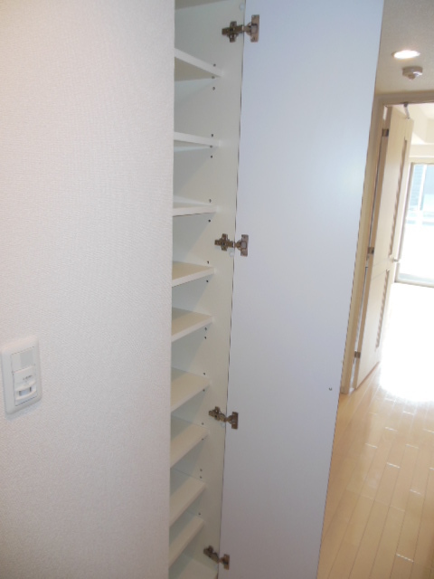 ガーラ・ステーション新宿御苑前6階 大きなスペースがあり、収納には困りません