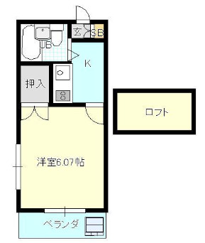アーク代官103号室 間取