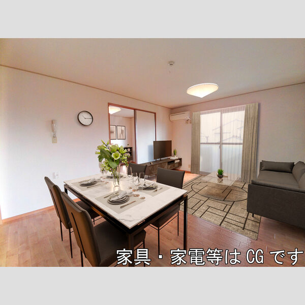 ポルックス 家具家電はCGです