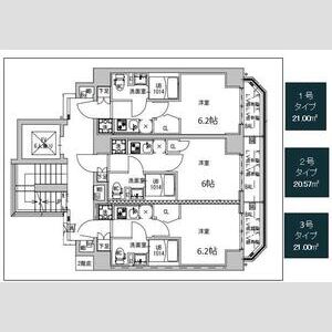 S-RESIDENCE横浜大通り公園1103号室 間取