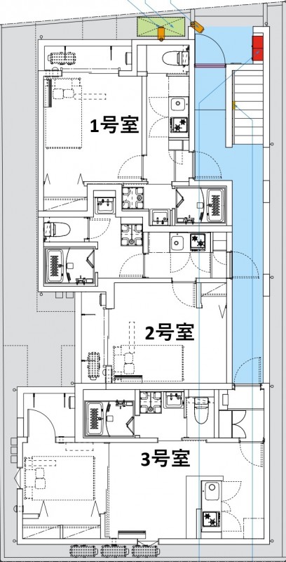 Ｒｓｏｎｎｅ　Ｎｏｉｒ1階 部屋その他