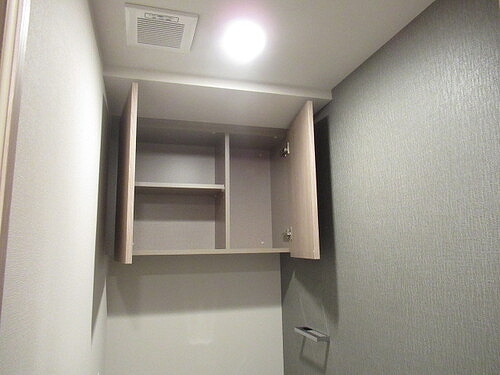 プラウドシティ武蔵浦和ステーションアリーナ18階 トイレ上部収納