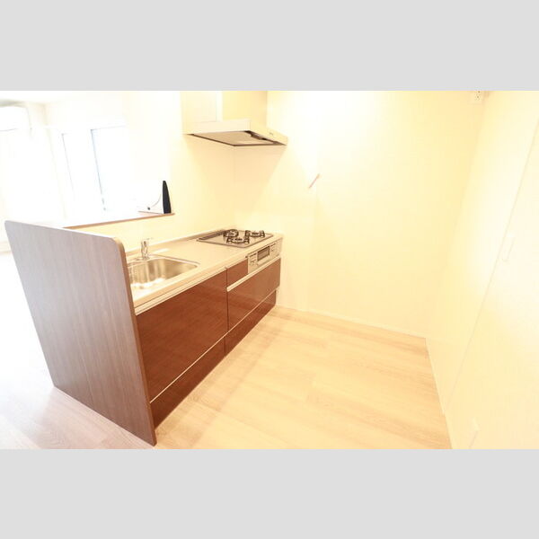 ビエント新横浜305号室 キッチン　3口コンログリル付