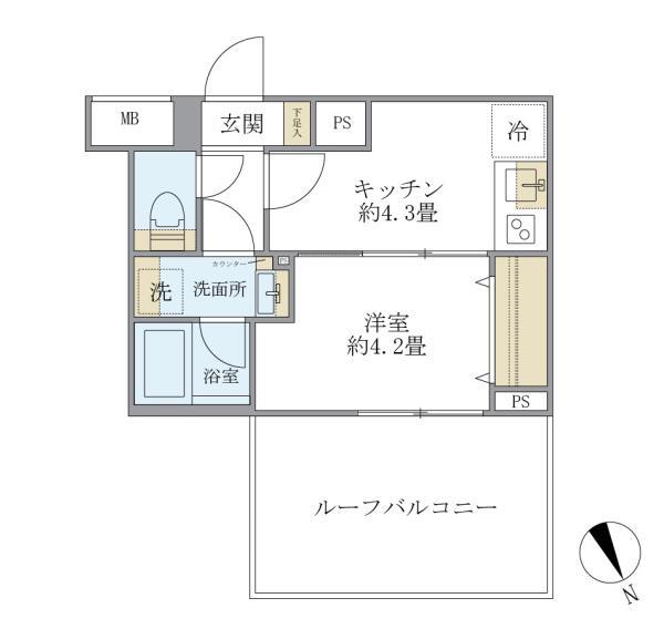 クレアポルテ川口元郷5階 間取