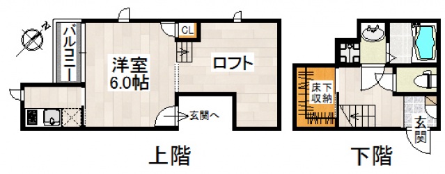 ＣＢ南柏ニュクス2階 間取