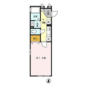 エクレール・コート105号室 間取