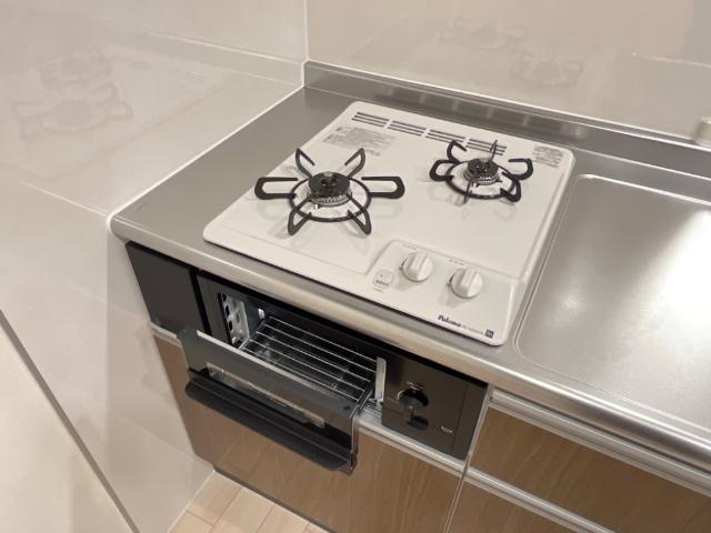 ECRIN（エクラン） グリル付き二口コンロ