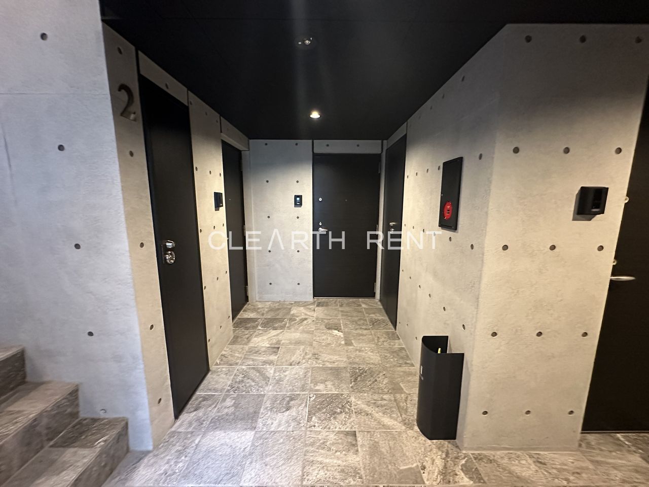 ＧＲＡＮ ＰＡＳＥＯ 自由が丘奥沢地下1階 洗練されたデザインの共有部