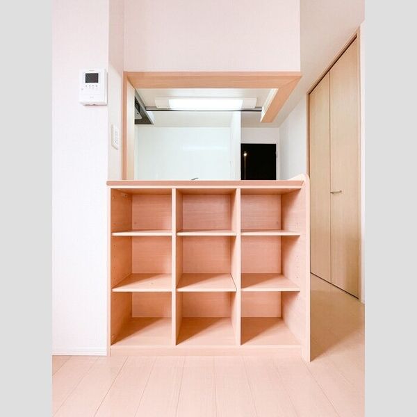 エス プランテ106号室 キッチンカウンター棚