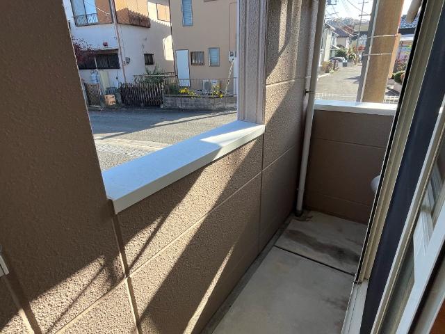 プラム　ツリィ101号室 ベランダ