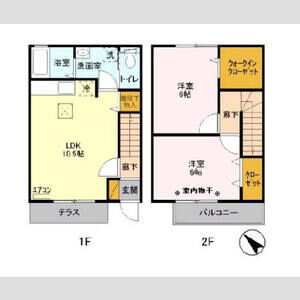 ジュ・マルティⅡ102号室 間取