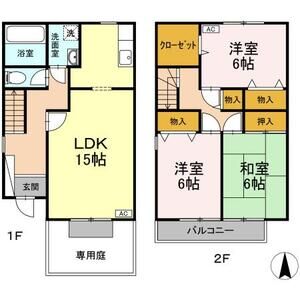 ロイヤルガーデン　壱～七番館2103号室 間取