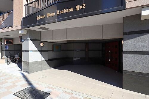 ライオンズプラザ浅草第２ エントランス外観　※前回募集時2019年12月撮影