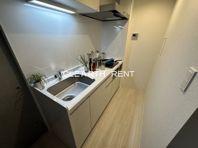ＧＲＡＮ ＰＡＳＥＯ 池尻大橋 モデルルームのお部屋です/ガス2口キッチン