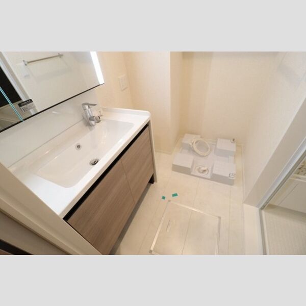 アベニール102号室 洗面所　洗髪洗面化粧台あり