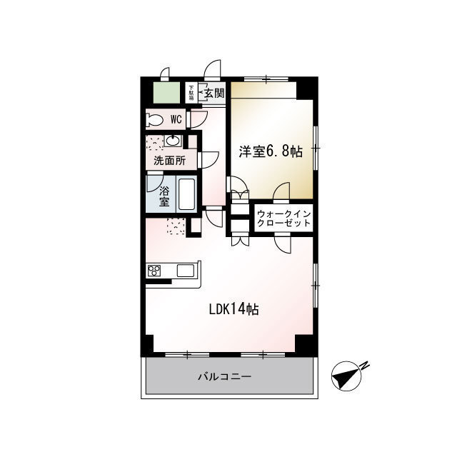 モリエム 太平台305号室 間取