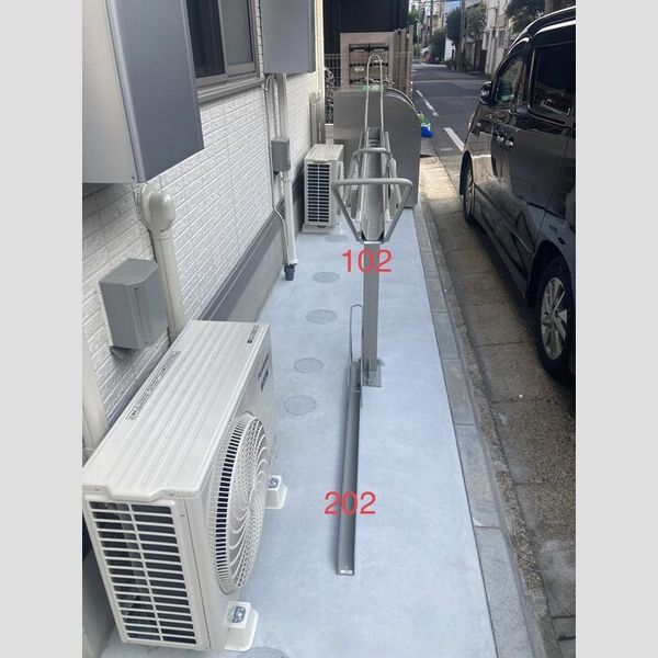 ルリアン千住緑町202号室 駐輪場