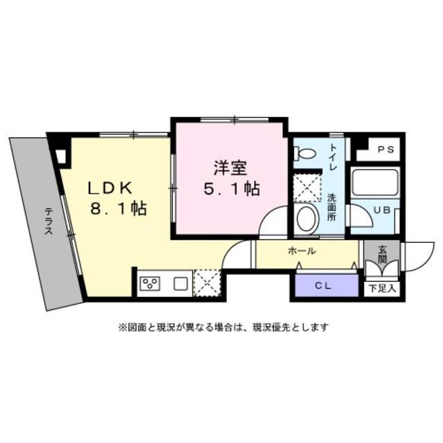 マザーハウス向山0101号室 間取