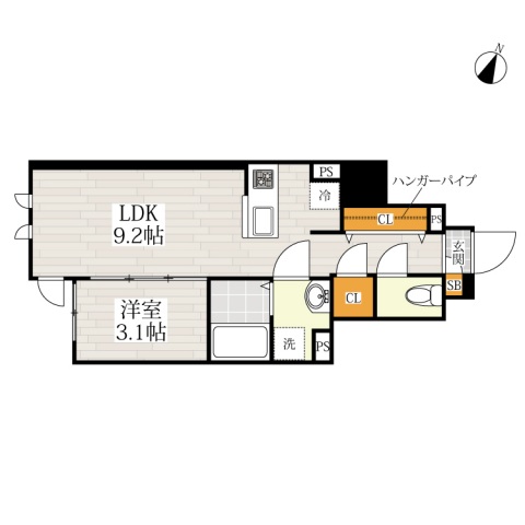 ＣＢ蒲田シャルマン1階 間取