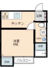 March北柏103号室 間取